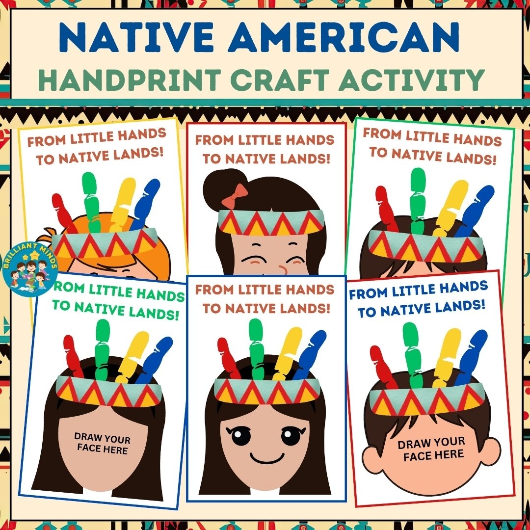 Native Americans Hand Art Thanksgiving Native American Art