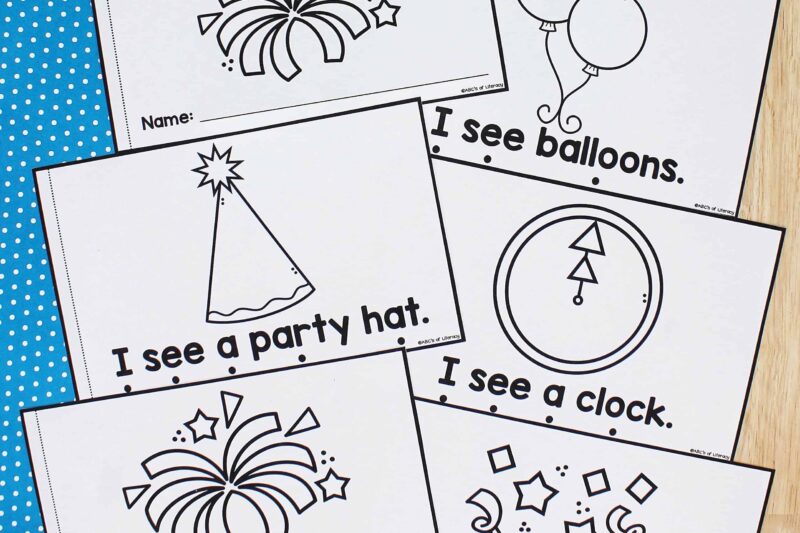 New Year’s Eve Preschool Printables