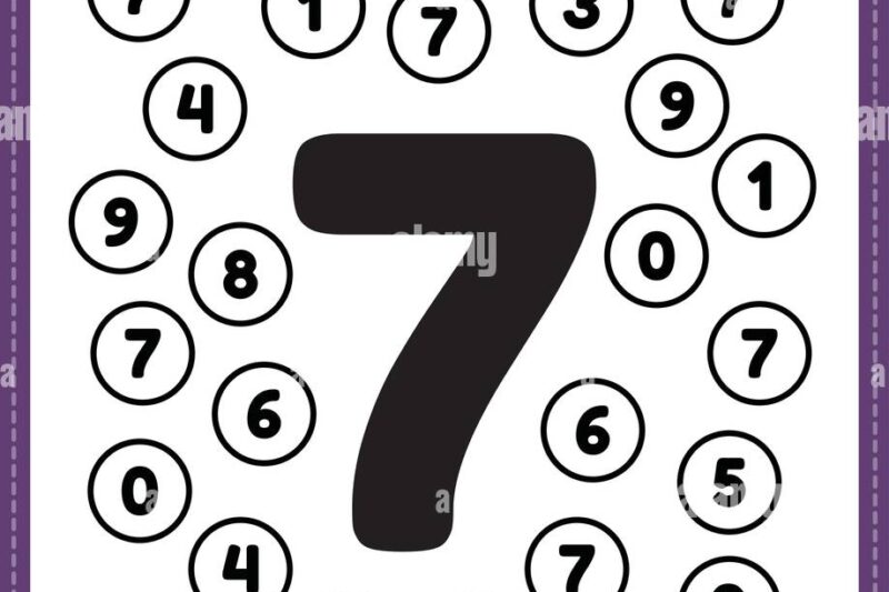 Number 7 Printables Preschool