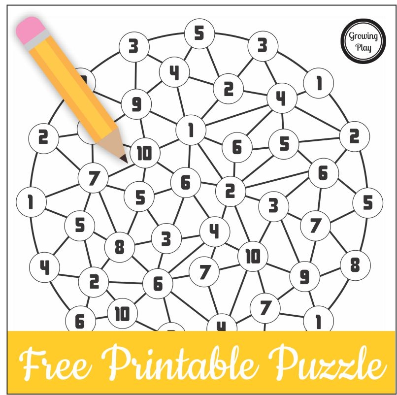 Number Puzzle Free Printable Growing Play Worksheets Library Number Puzzle Free Printable Growing Play Worksheets Library