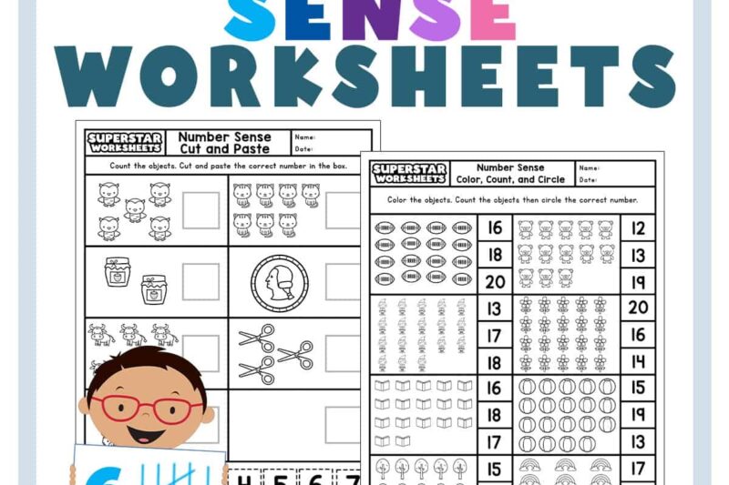 Free Printable Number Sense Math Worksheets