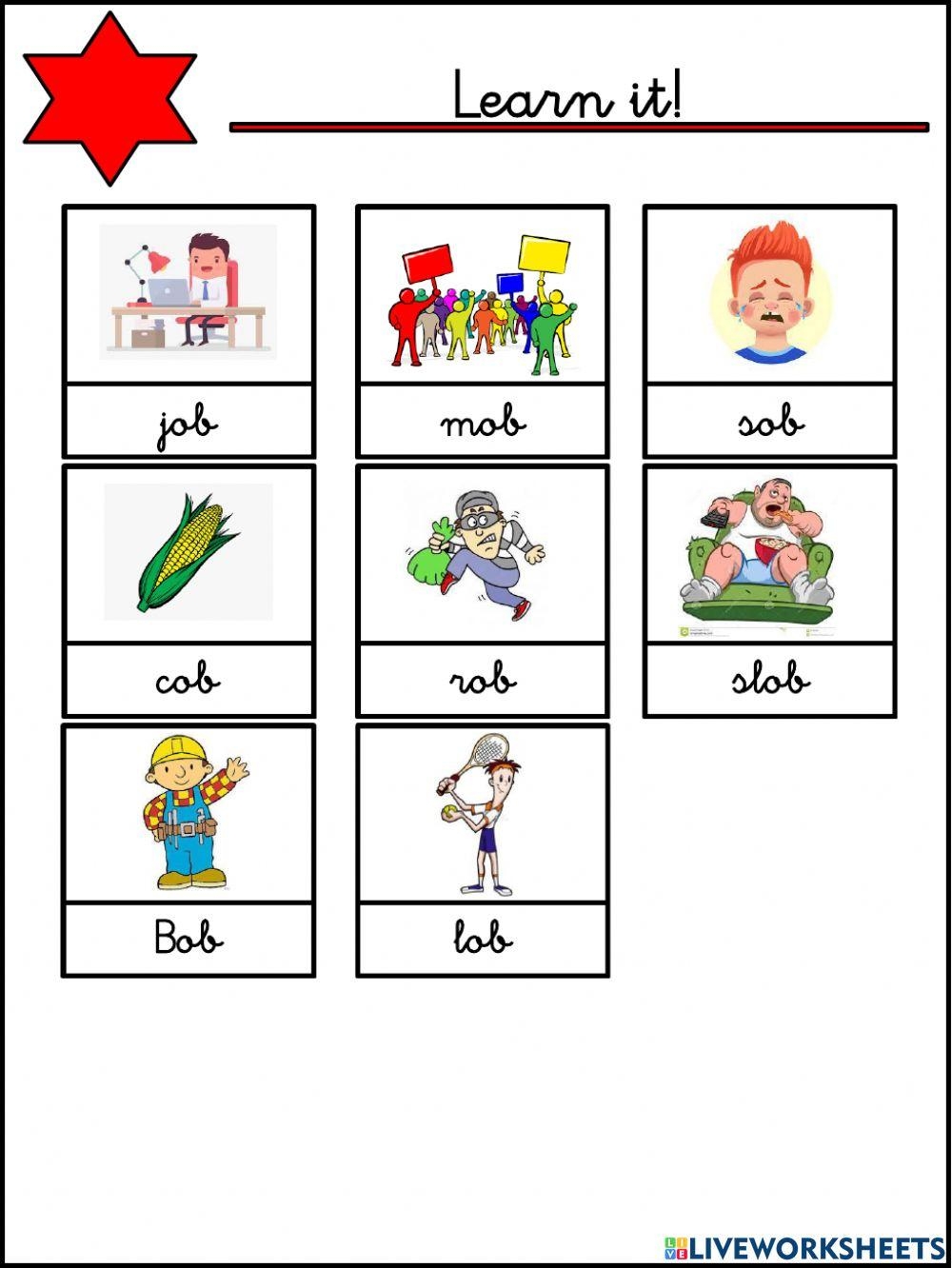 Ob Family Words Worksheet Live Worksheets Worksheets Library