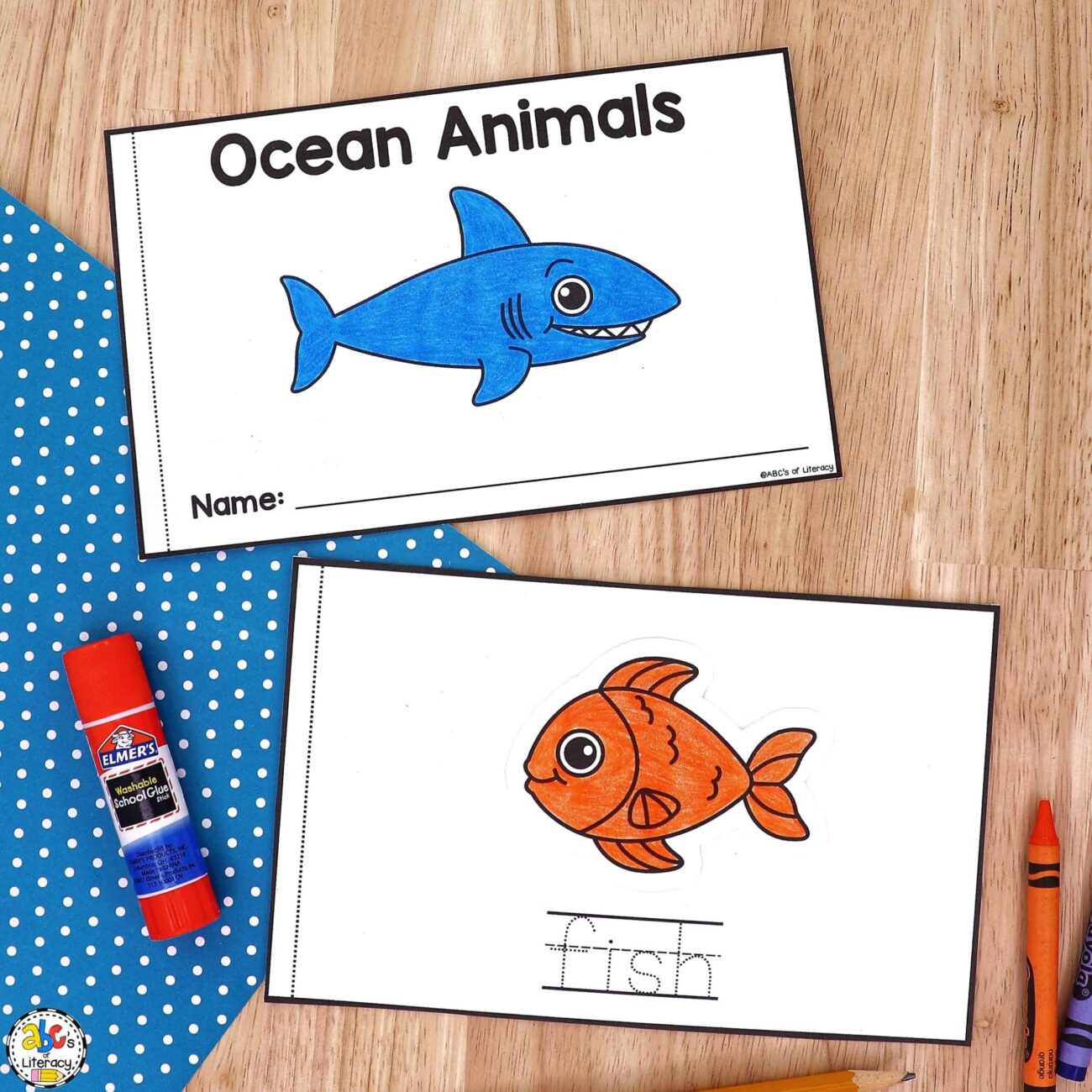 Ocean Animals Cut U0026 Paste Book