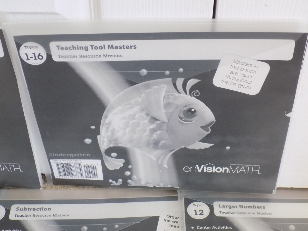 Pearson Education EnVision Math Kindergarten Homeschool Teaching Lesson 1 16 EBay Pearson Education EnVision Math Kindergarten Homeschool Teaching Lesson 1 16 EBay