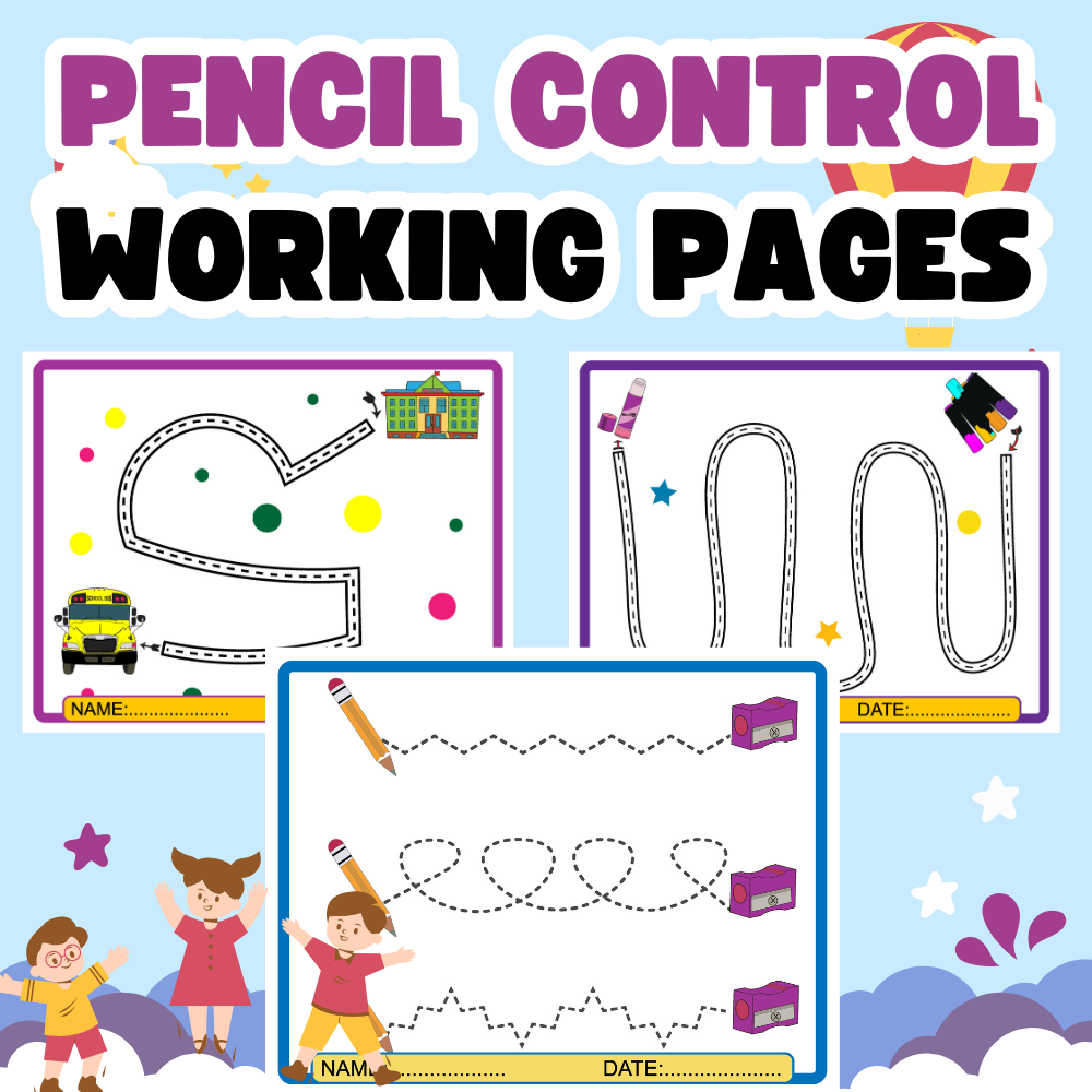 Pencil Control Working Pages For KIDS Preschool Worksheets U0026 Teaching Material Made By Teachers