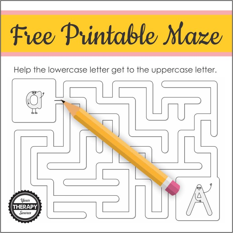 Free Printable Preschool Pencil Control Worksheets