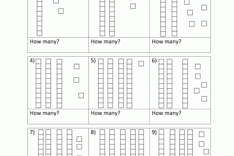Free Printable Tens And Units Worksheets