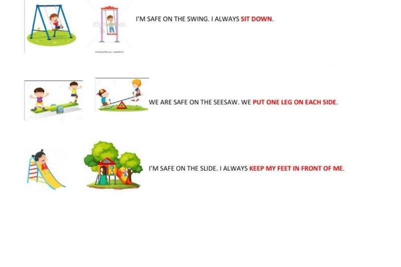 Free Printable Playground Safety Worksheets