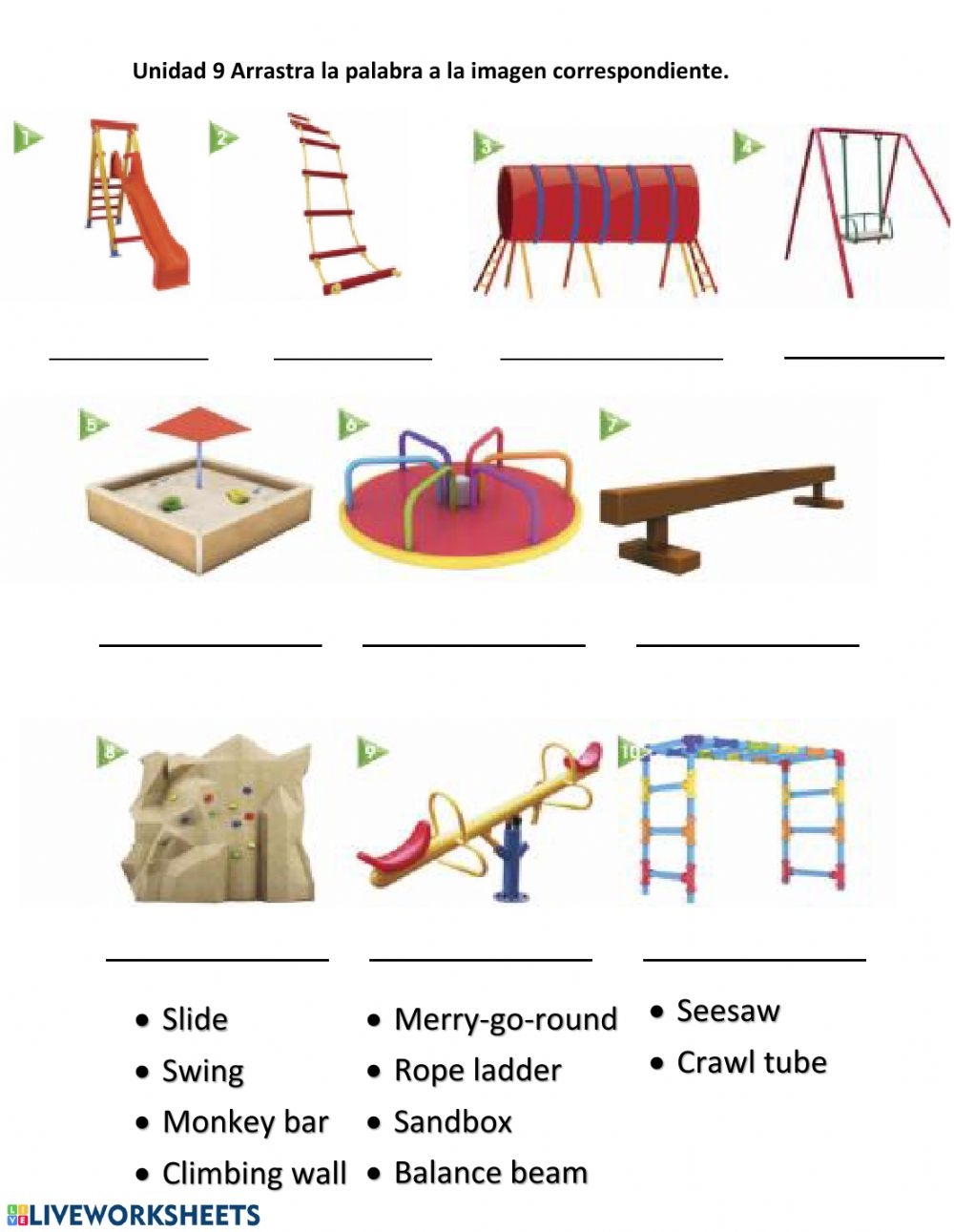 Playground Safety Spot The Difference Worksheet Twinkl 