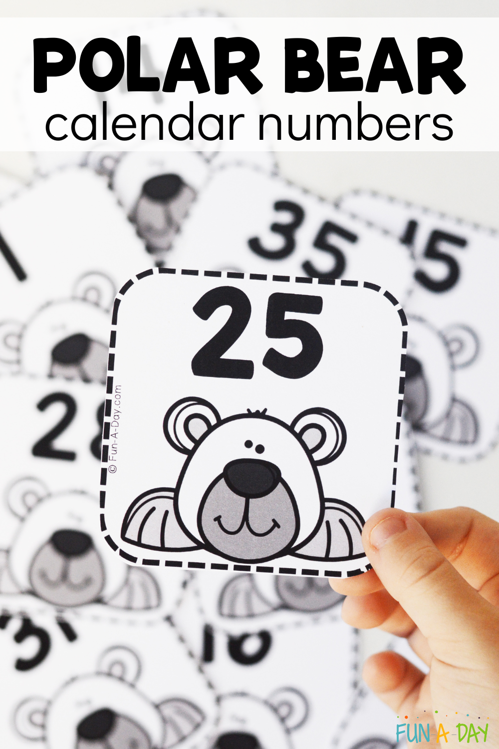 Preschool Bear Printable Counting Worksheet