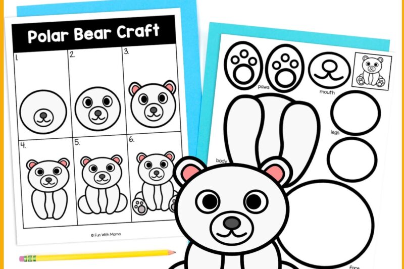 Preschool Polar Bear Printable