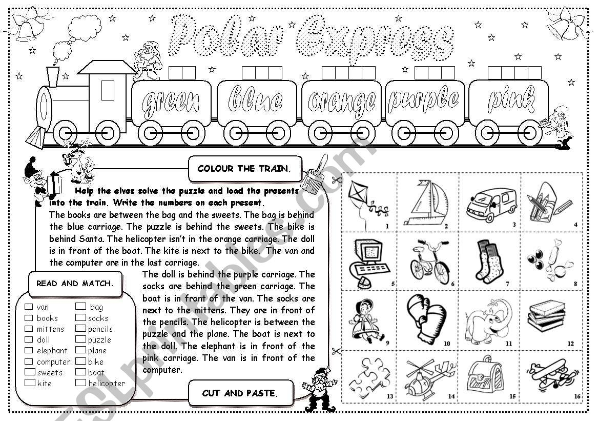Polar Express ESL Worksheet By Gabitza Worksheets Library