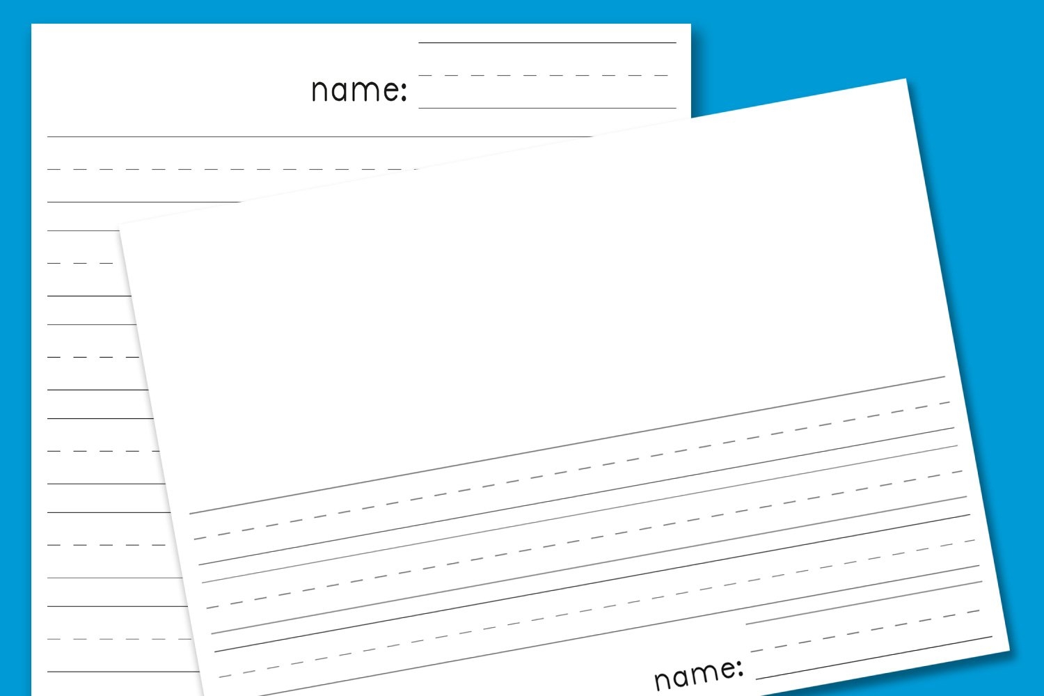 Printable Paper For Writing For Preschoolers