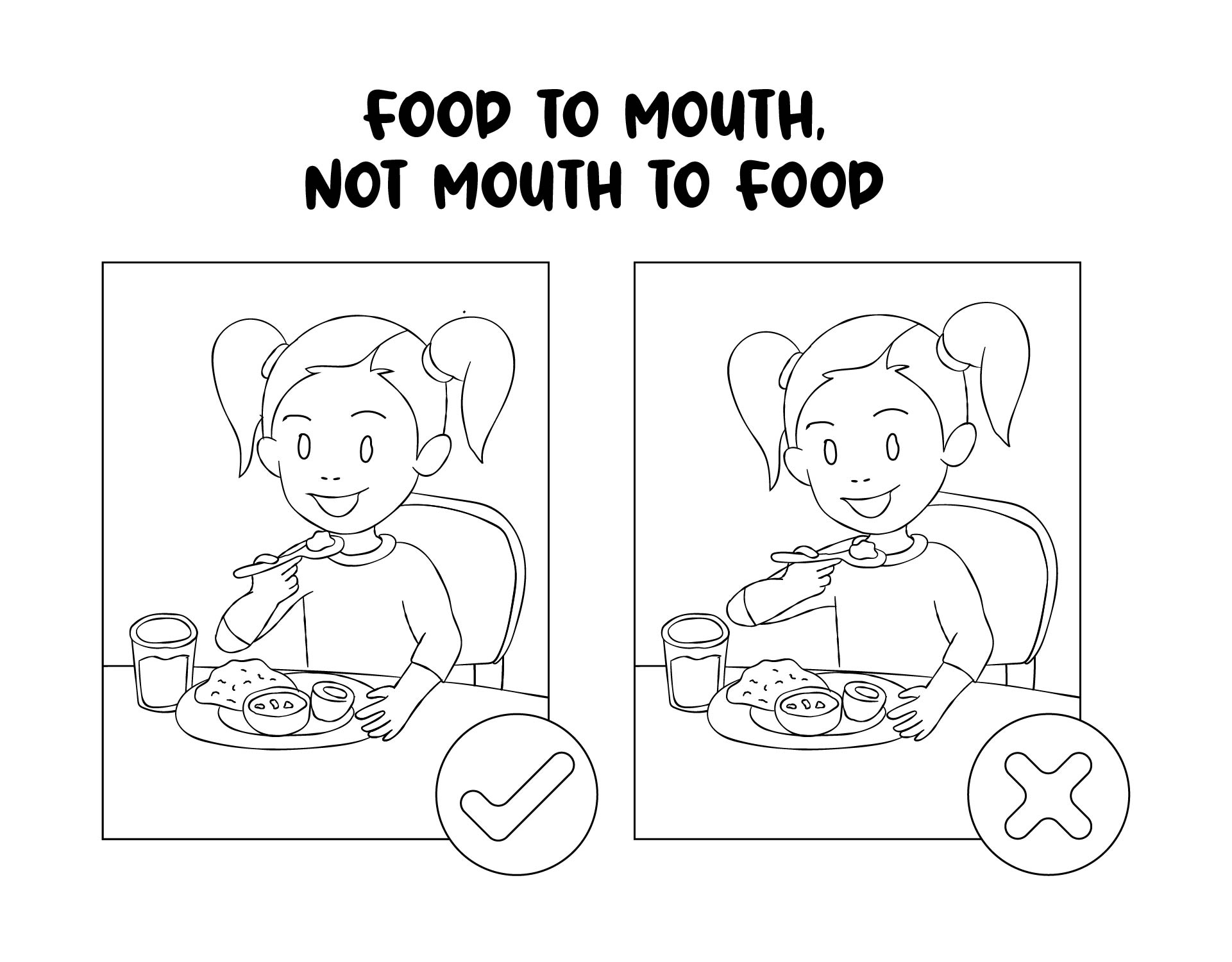Preschool Manners Coloring Pages 10 Free PDF Printables Printablee