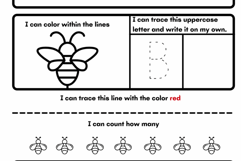 Preschool Morning Work Printables