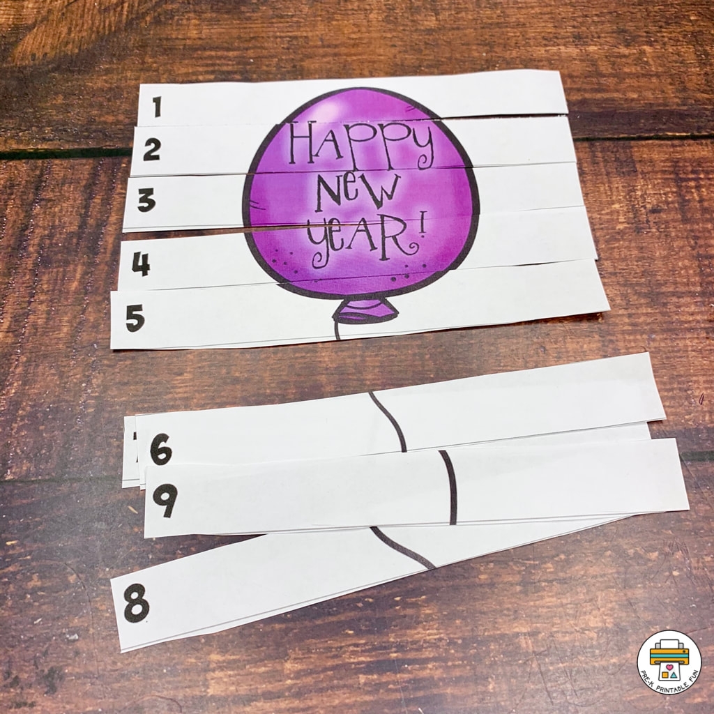 Preschool New Year Activities Pack