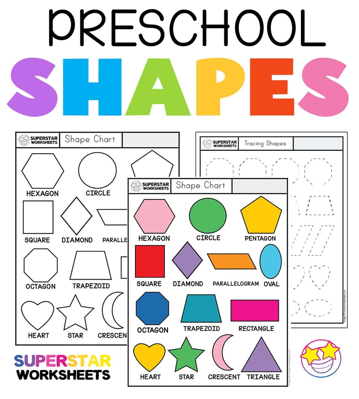 Printable Building Shapes Preschool