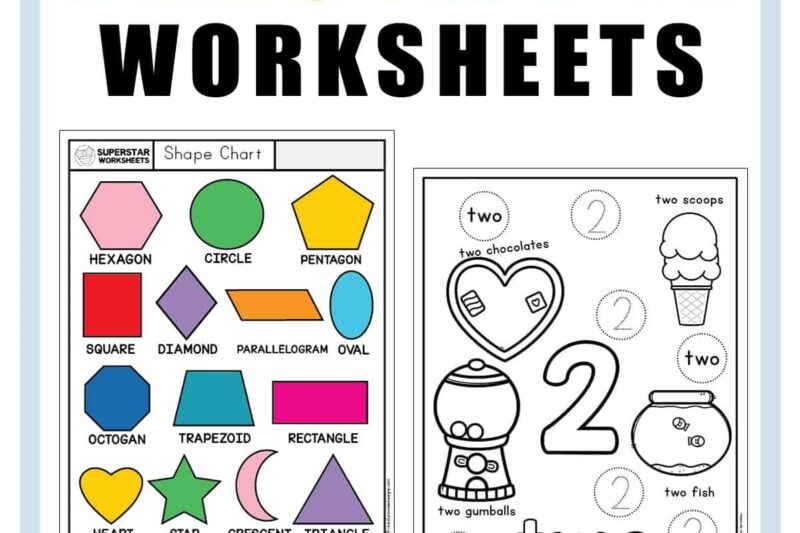 Free Printable Worksheets For Pre K