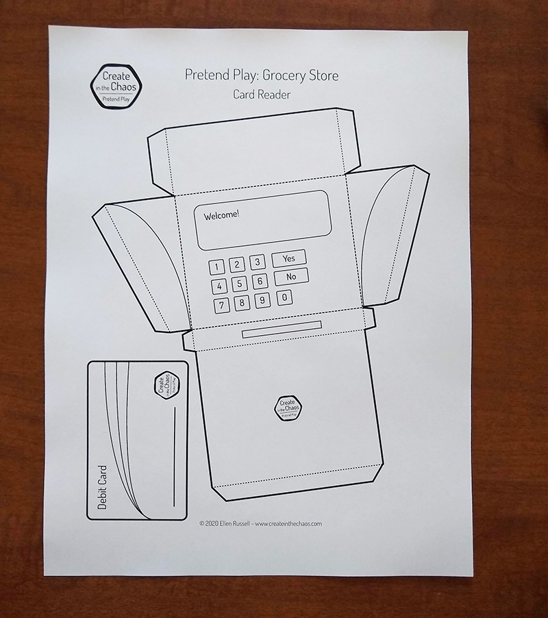 Pretend Play Grocery Store Printables Create In The Chaos