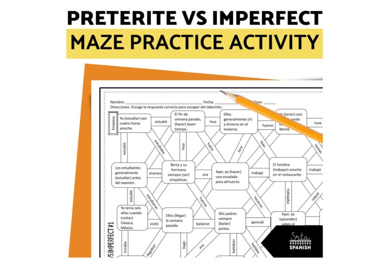 Preterite Vs Imperfect Maze Worksheet Answers