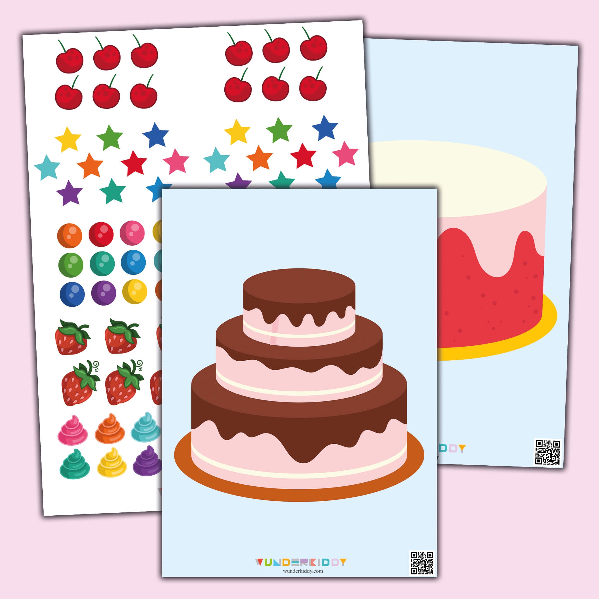 Printable Birthday Cake Kindergarten Activity For Kids Printable Birthday Cake Kindergarten Activity For Kids
