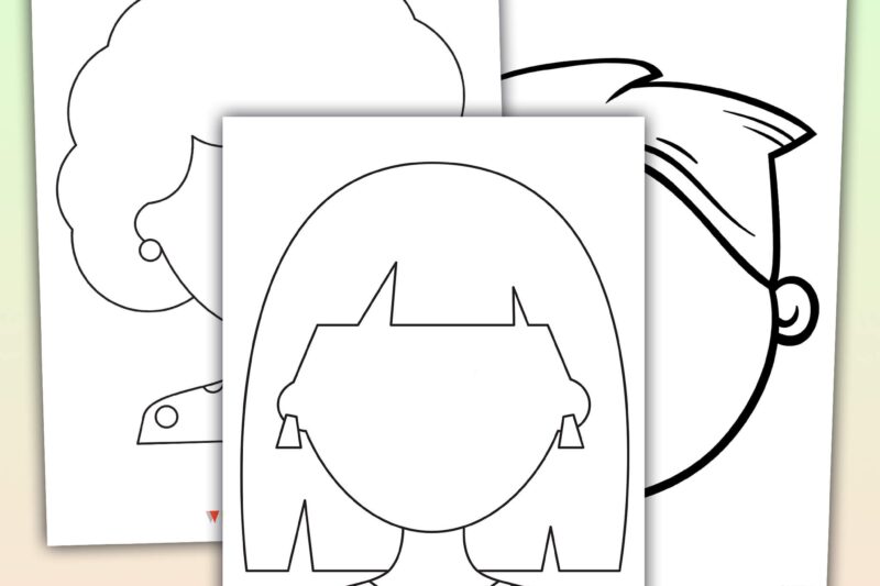 Printable Face For Preschool
