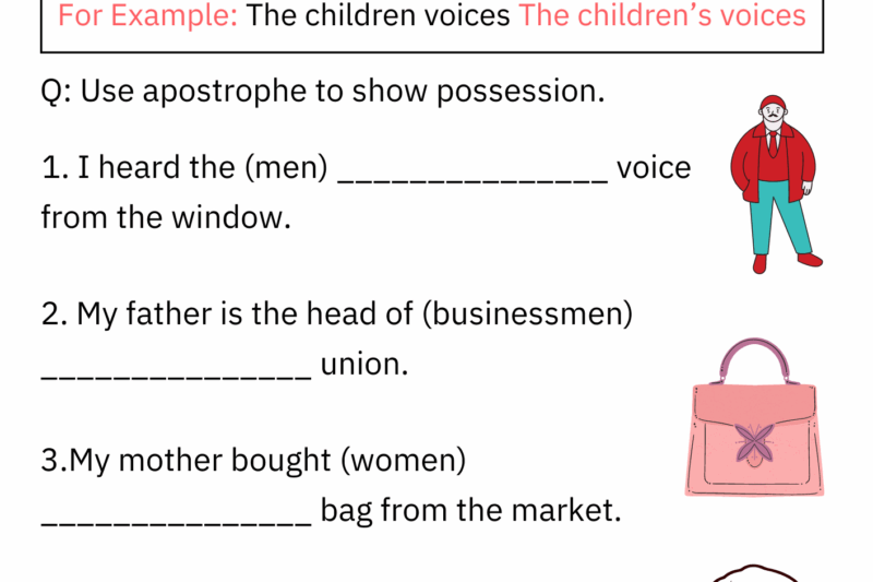 Free Printable Worksheets Apostrophes