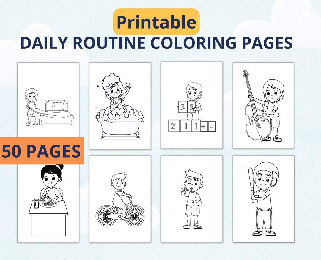 Printable Daily Activities For Preschoolers