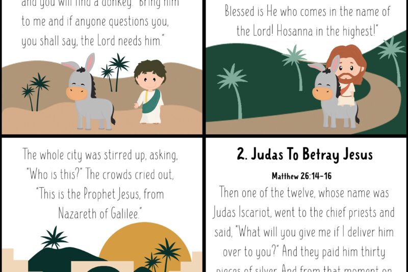 Printable Easter Story For Preschoolers