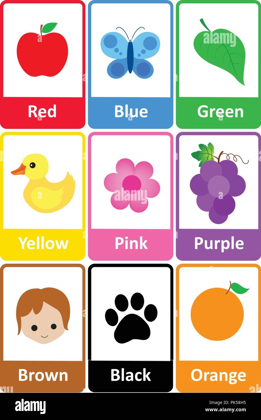 Printable Color Cards For Preschoolers Printable Color Cards For Preschoolers