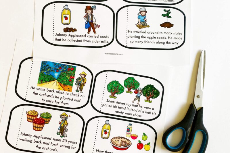 Printable Johnny Appleseed Story For Preschool