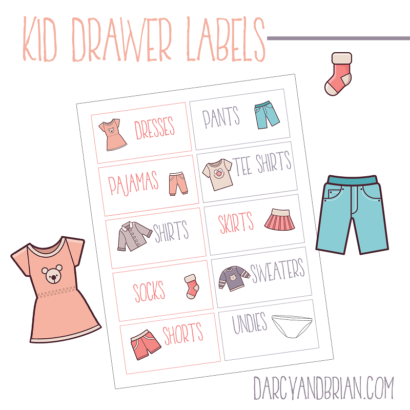 Printable Labels For Organizing Kids Clothes Plus Tips Printable Labels For Organizing Kids Clothes Plus Tips