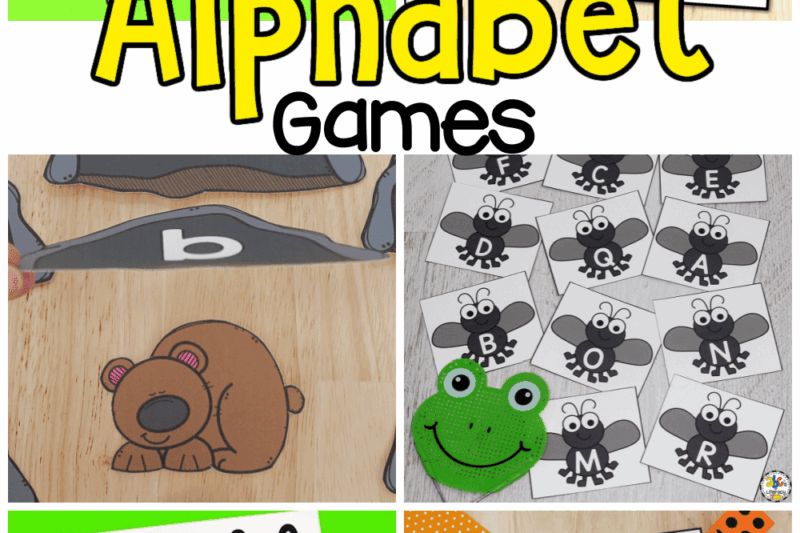 Printable Preschool Letter Recognition Games