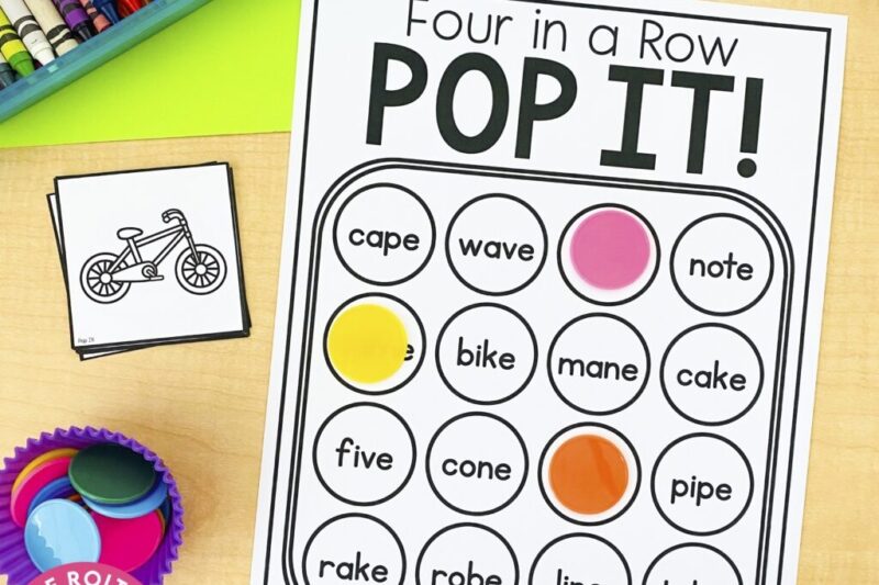 Preschool Reading Games Printable