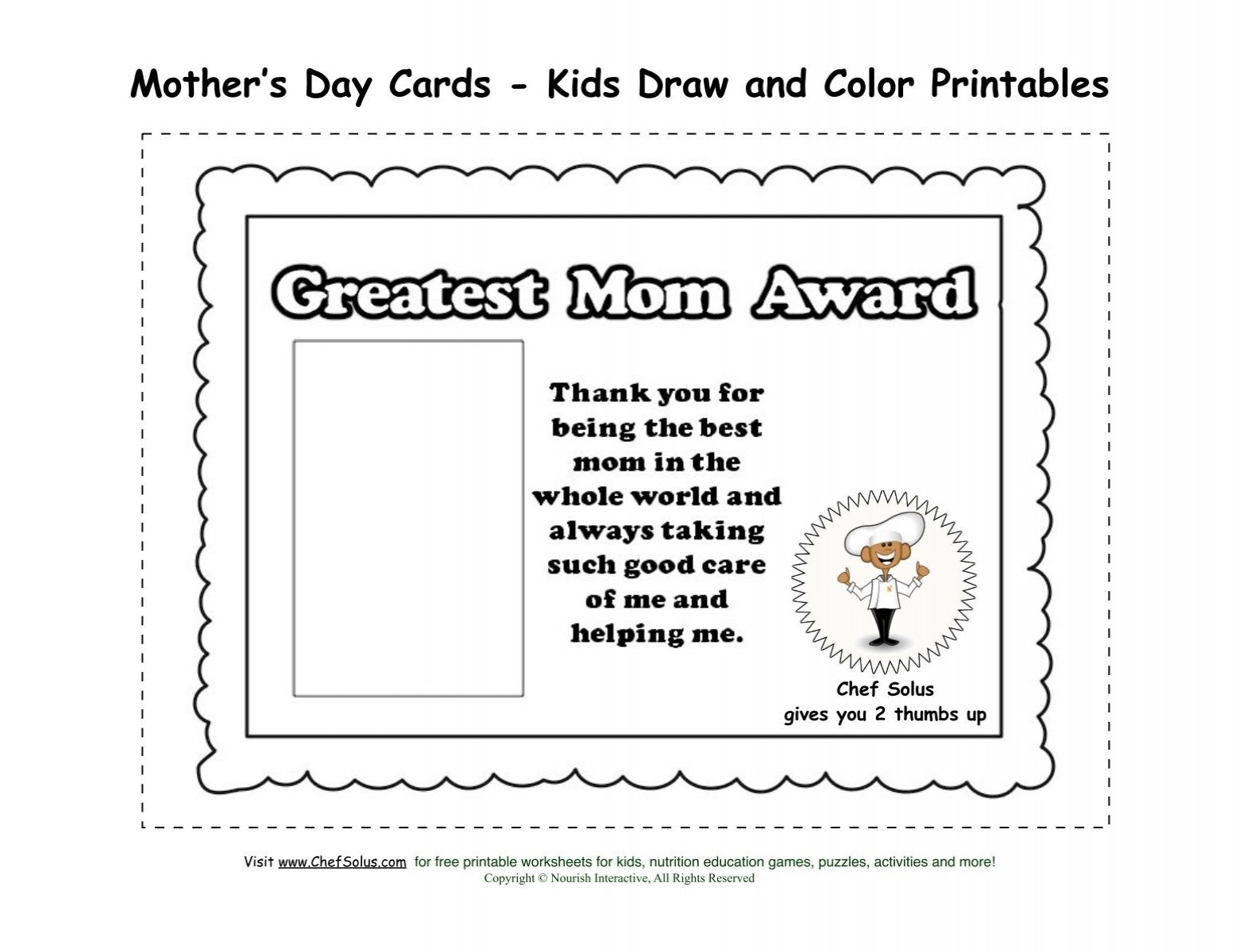 Printable Mothers Day Cards Nourish Interactive