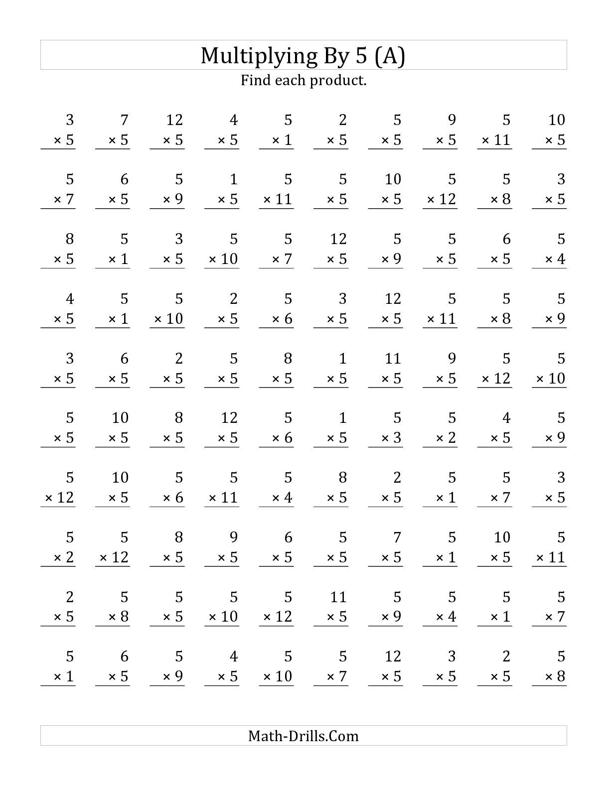 Printable Multiplication Worksheets 1 12 Fun And Educational Practice Sheets