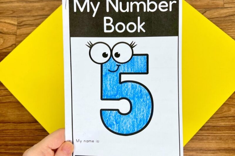 Printable Books Preschool Numbers And Letters