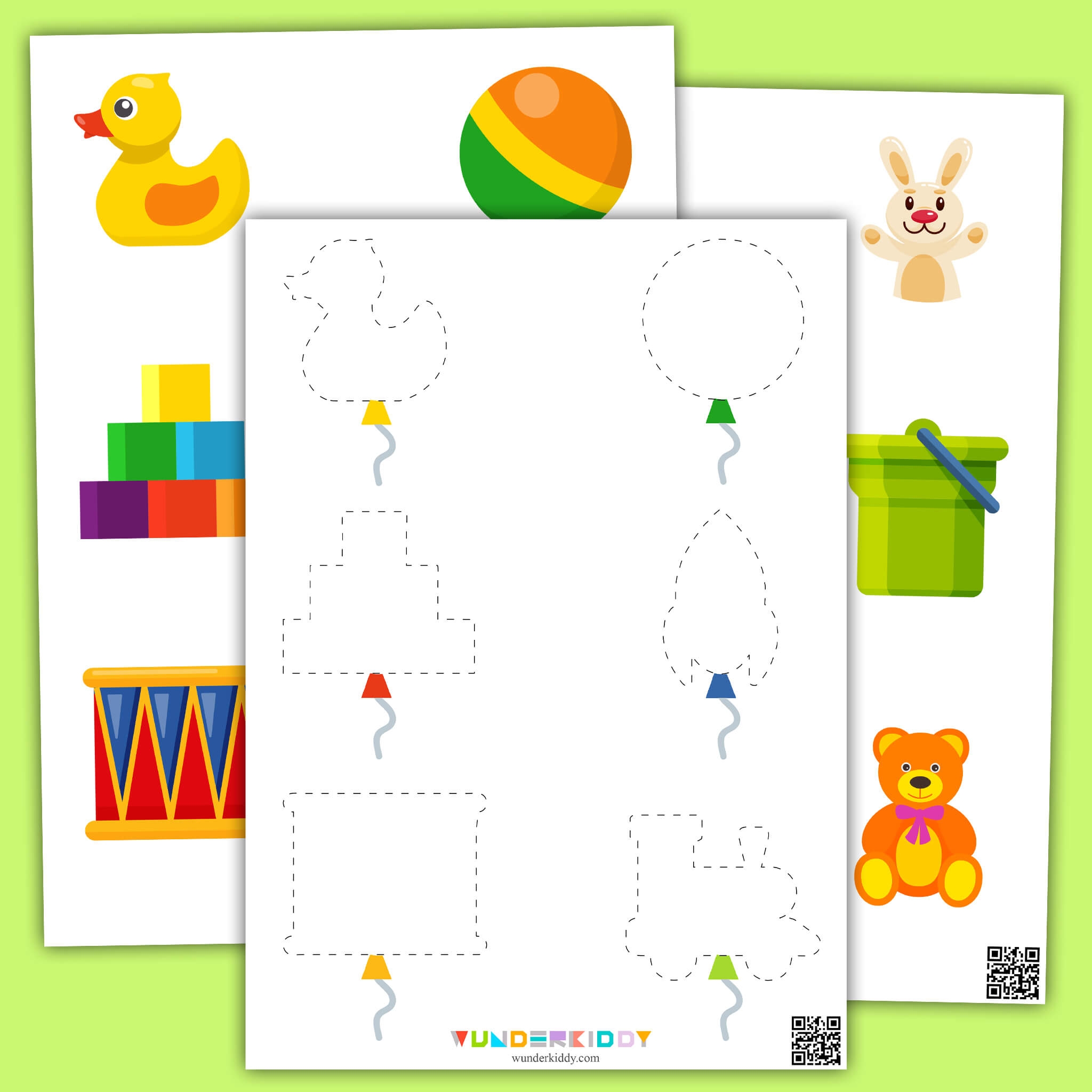 Printable Tracing Pre Writing Worksheets For Kids
