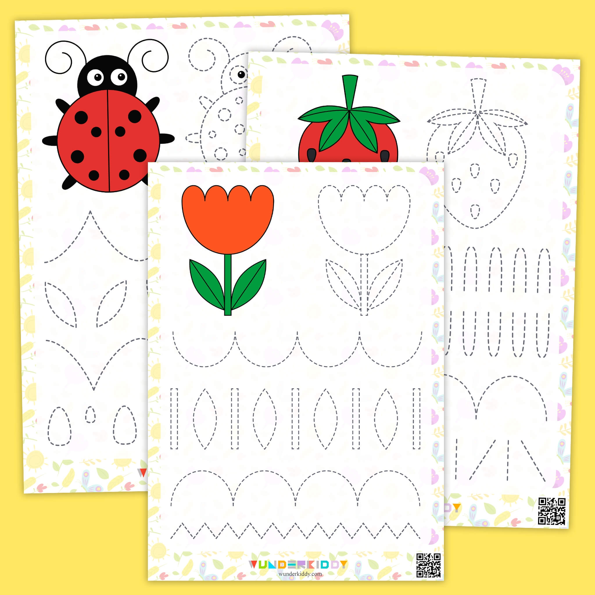 Printable Tracing Pre Writing Worksheets For Kids