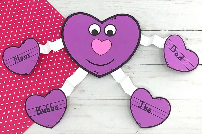 Valentine Craft For Preschoolers Printable