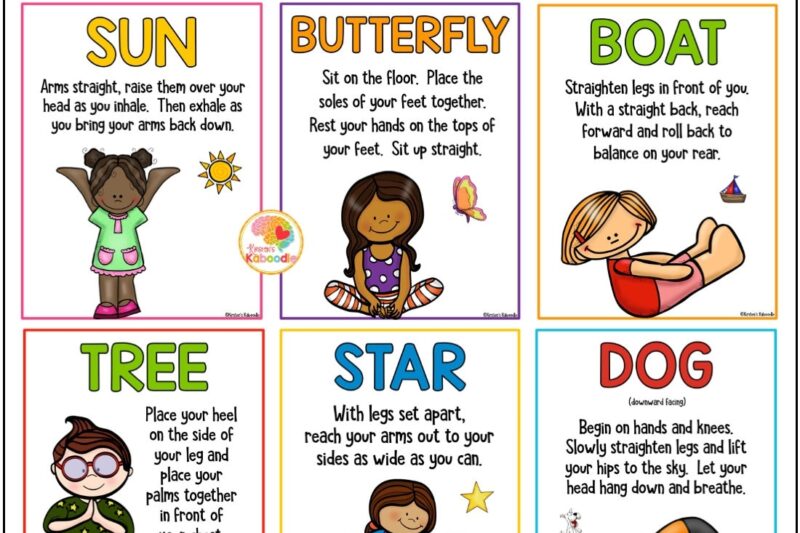 Preschool Yoga Printable