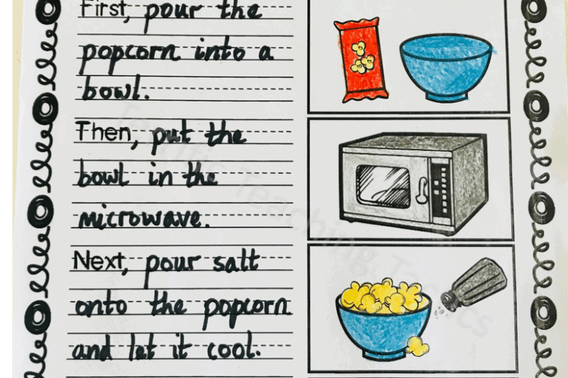 Free Printable Procedural Text Worksheets