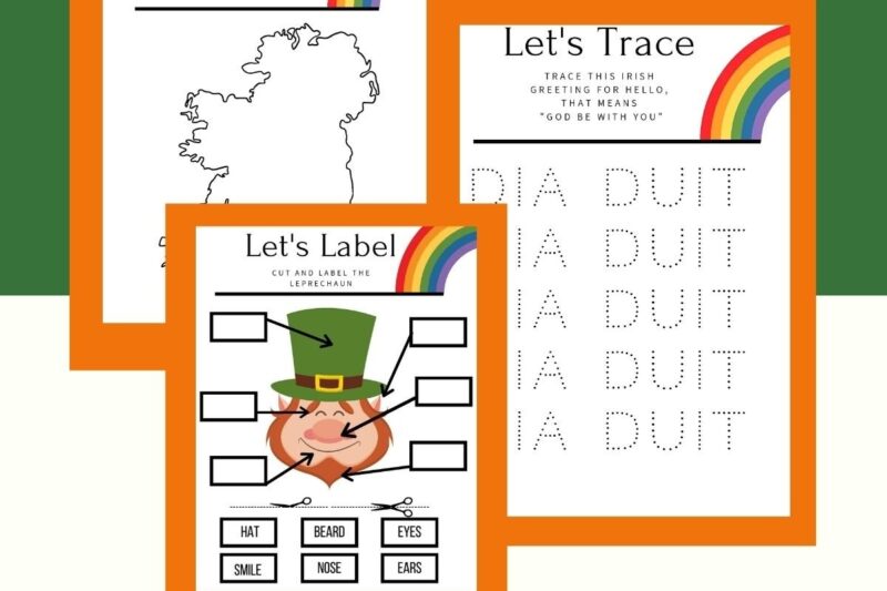 Ireland Printables Preschool