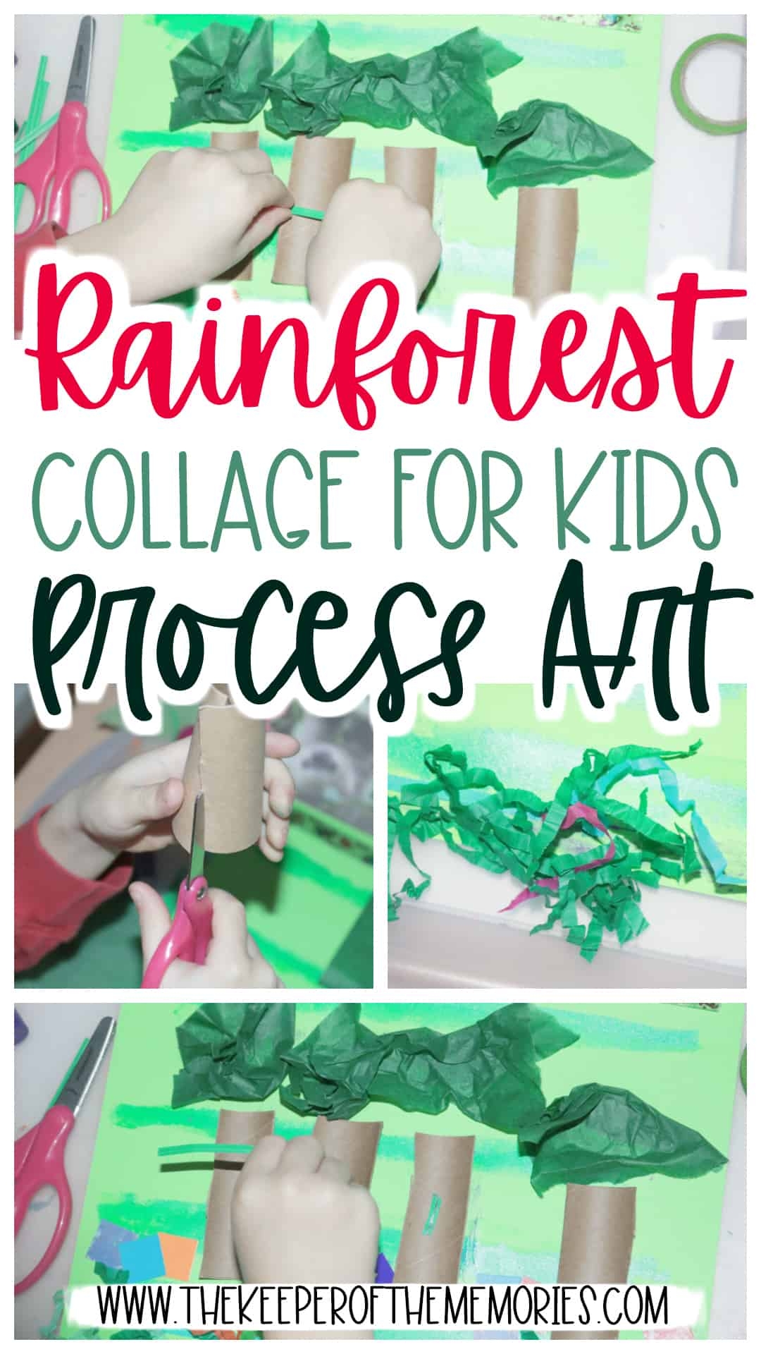 Rainforest Collage For Kids The Keeper Of The Memories