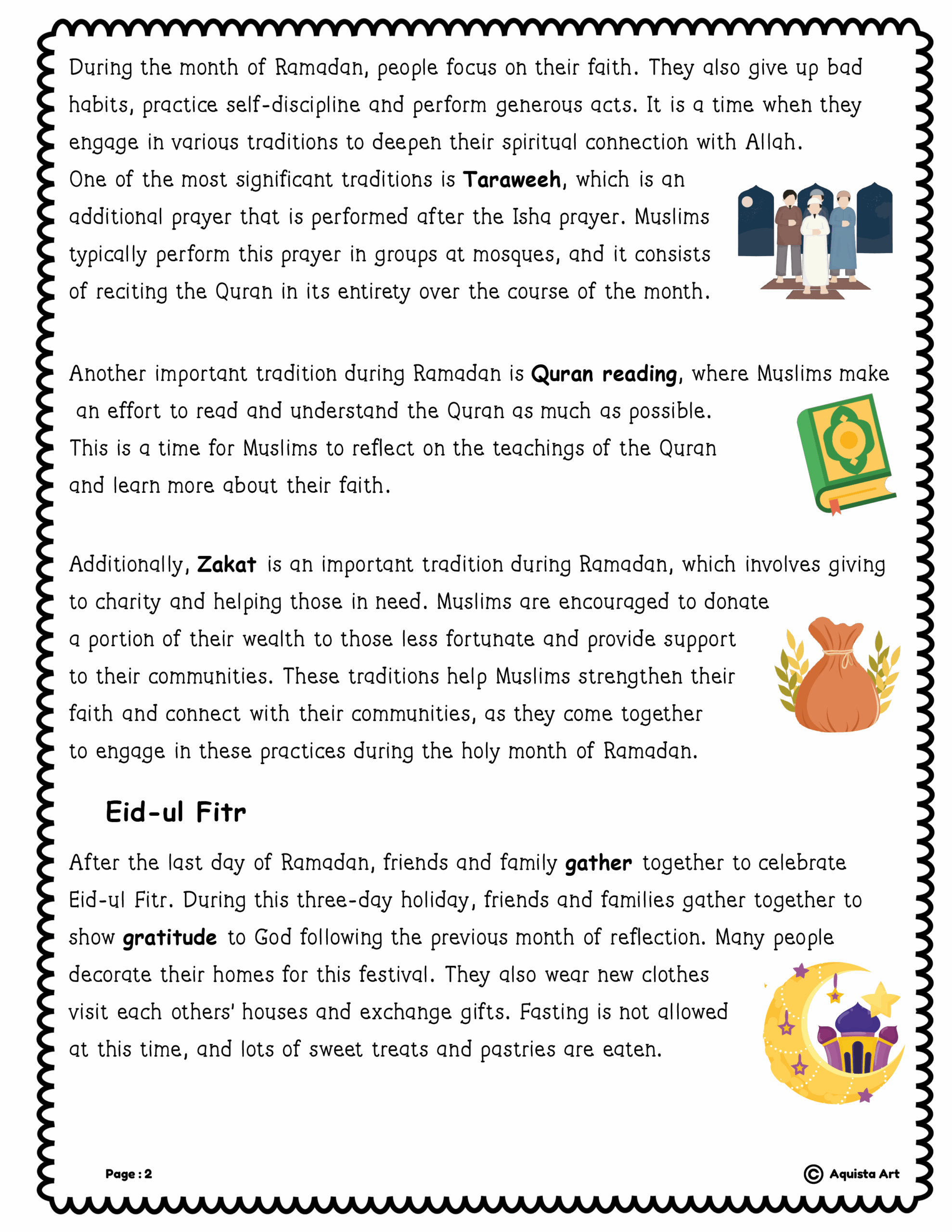 Ramadan Reading Comprehension Worksheets Made By Teachers