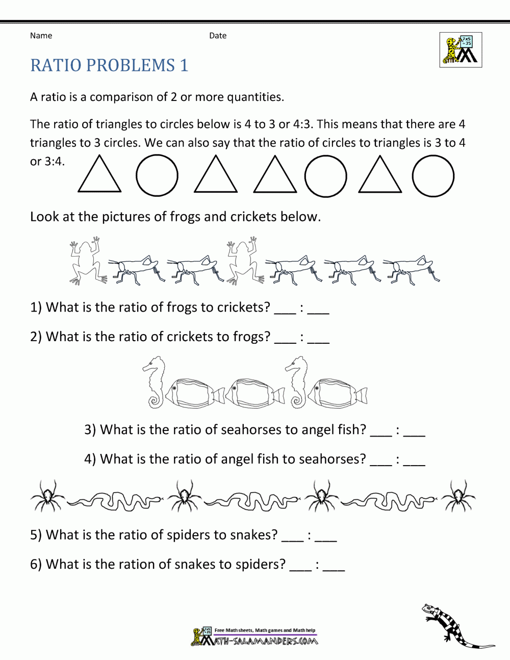 Ratio Word Problems