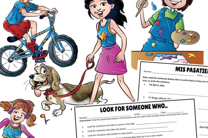 Spanish Reading Comprehension Practice Worksheets