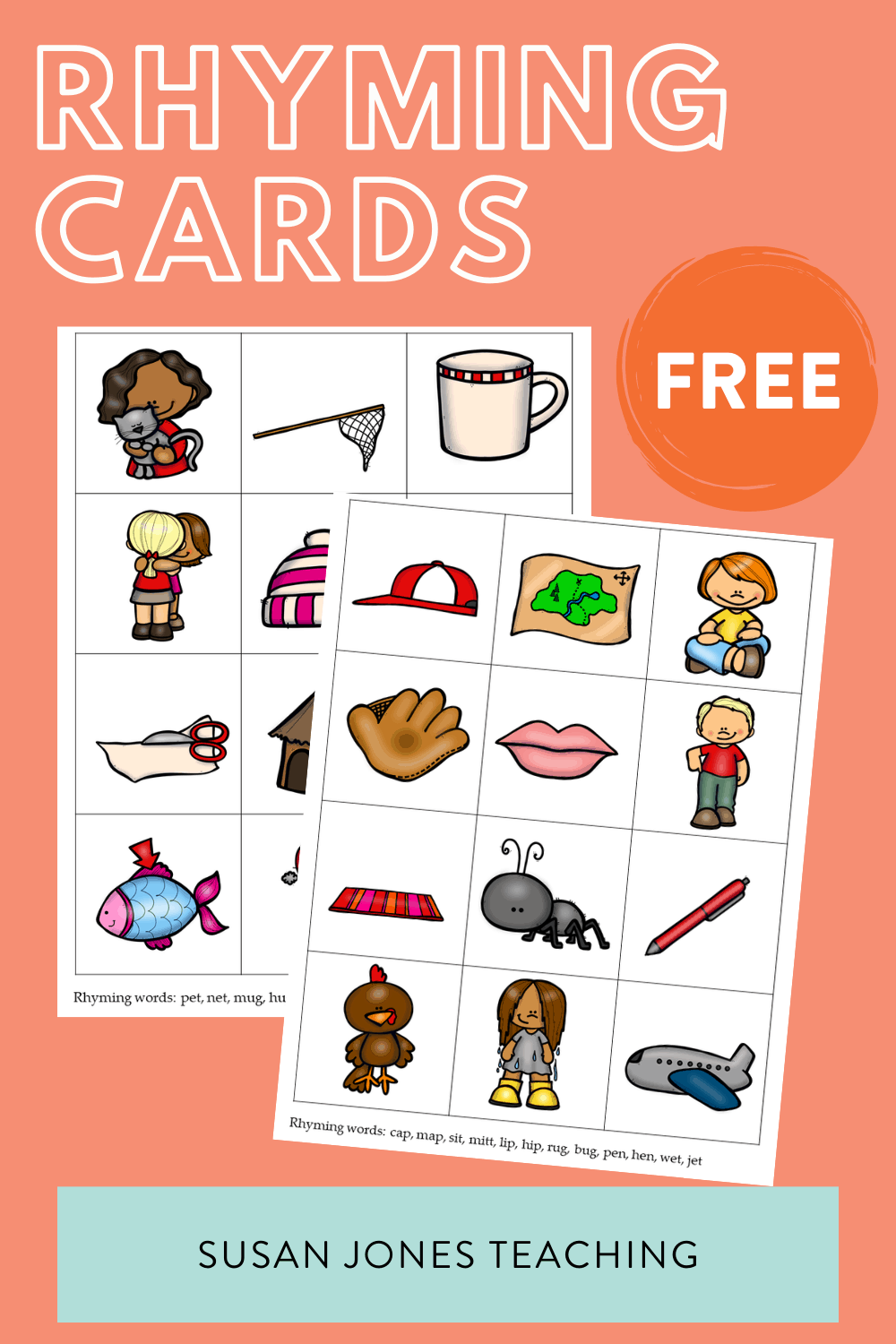 Printable Preschool Rhyming Games