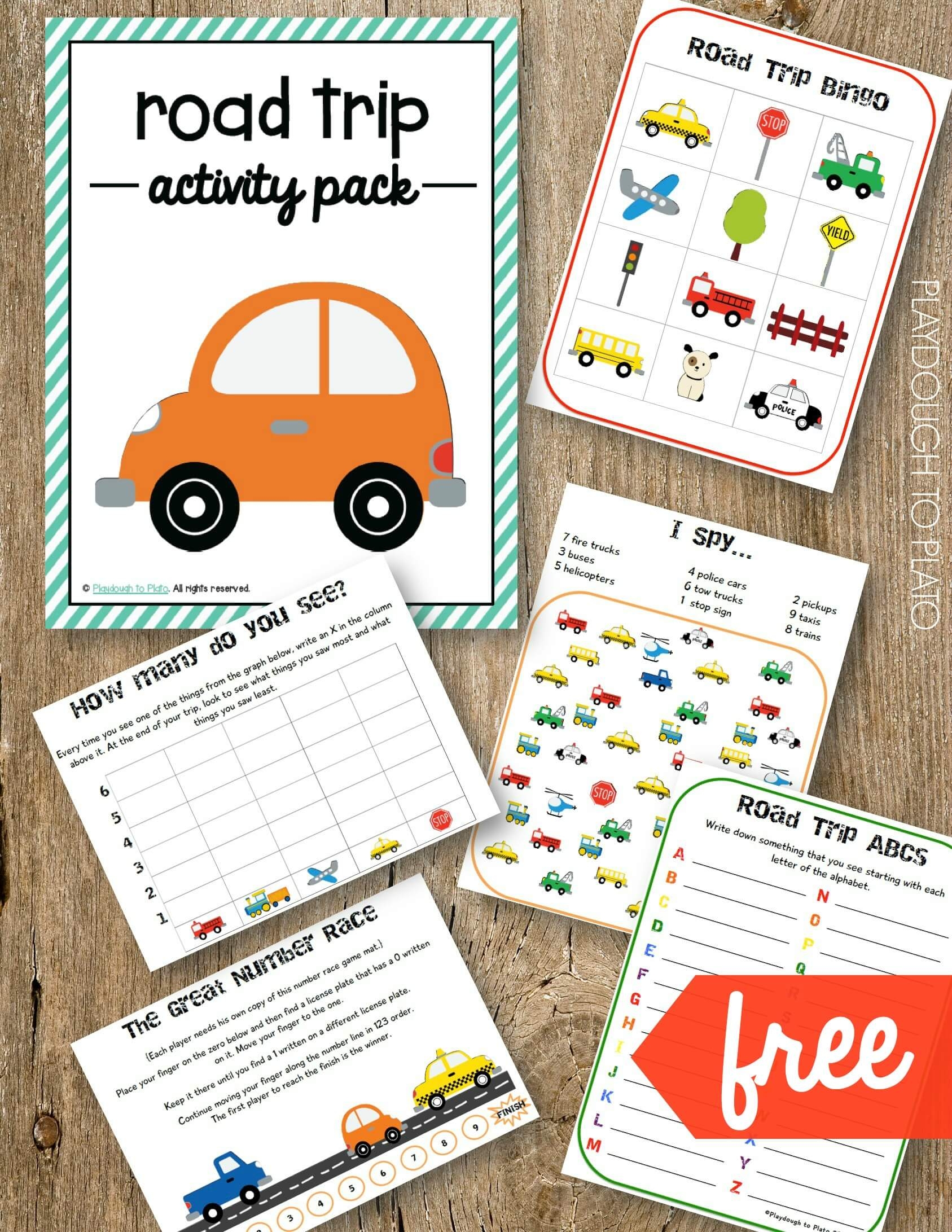 Road Trip Fun A Free Activity Pack To Keep Kids EntertainedFree 