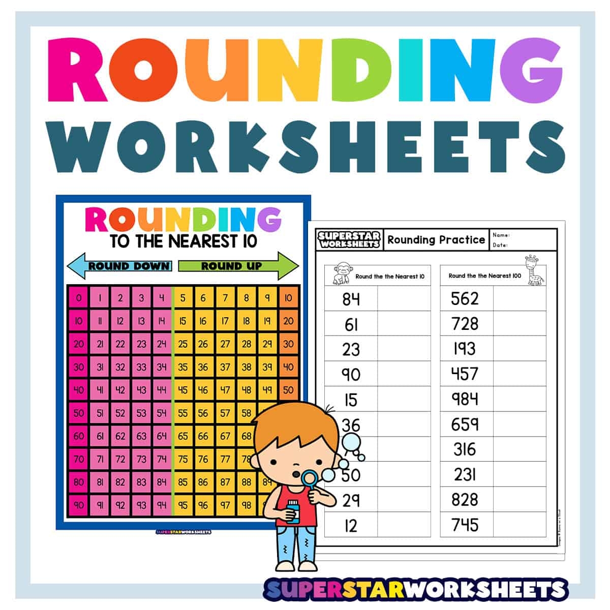 Rounding Worksheets Superstar Worksheets